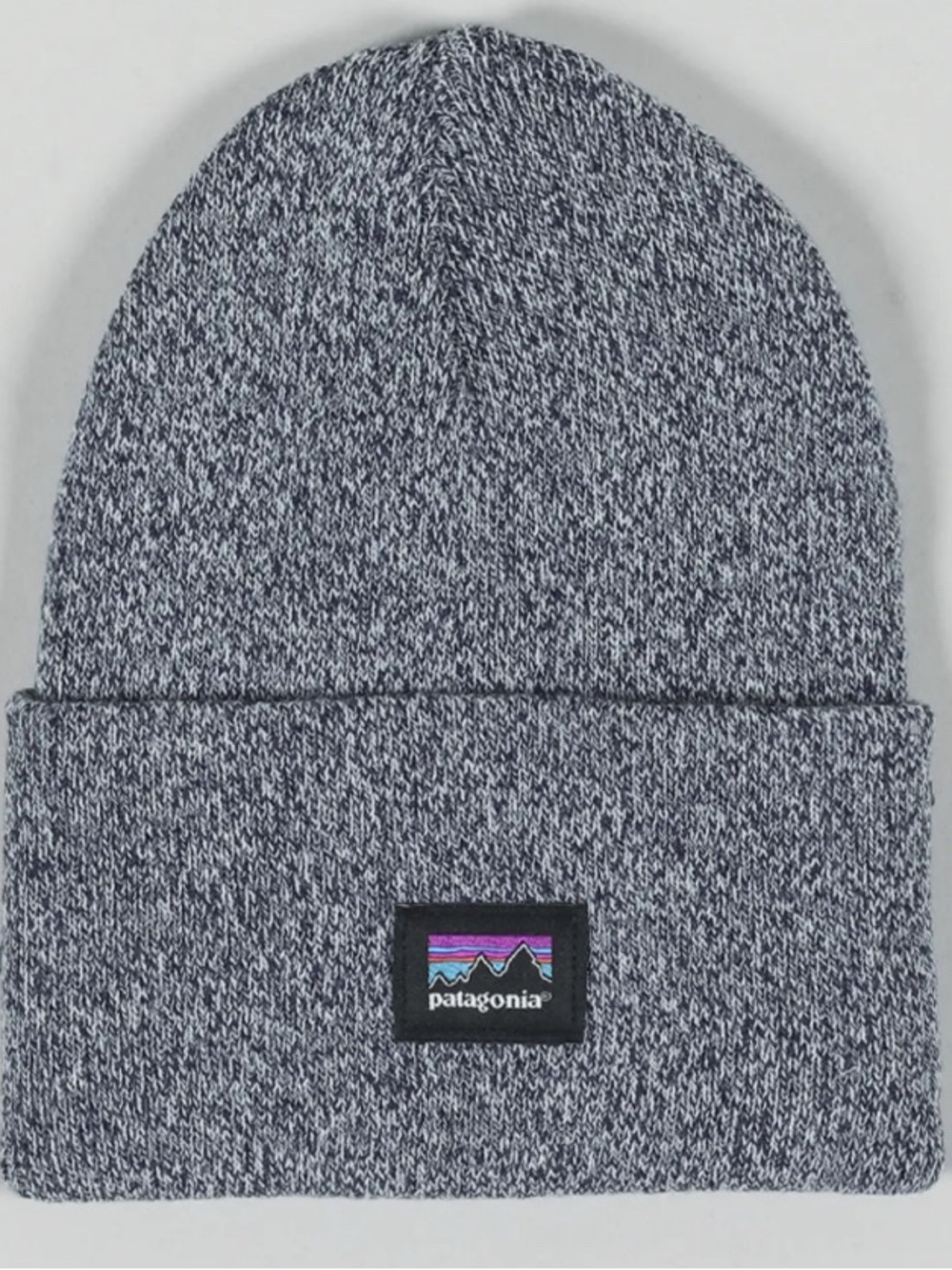Patagonia Everyday Beanie Heathered Navy Gray Knit Beanie Size All Adult Unisex